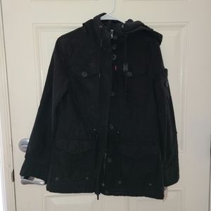 Levi's Black Utility Jacket Women's S